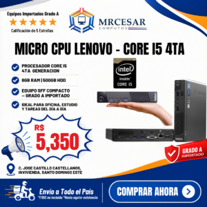 Micro CPU Lenovo Core i5 4ta