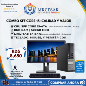 PC Completa Core i5 4ta + Monitor 20"