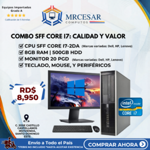 PC Completa Core i7 2da + Monitor 20"