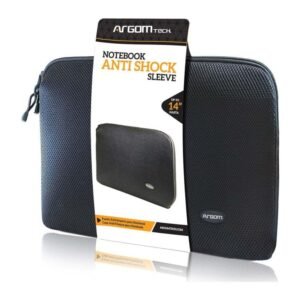 Funda Anti-Shock para Laptop 14" Argom Negra (ARG-SL-0014B) - MrCesar Computos, RD