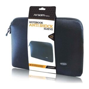 Funda Anti-Shock para Laptop 15.6" Argom Negra (ARG-SL-0015B) - MrCesar Computos, RD