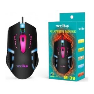 Mouse Alámbrico Weibo M39 con Iluminación - MrCesar Computos, RD